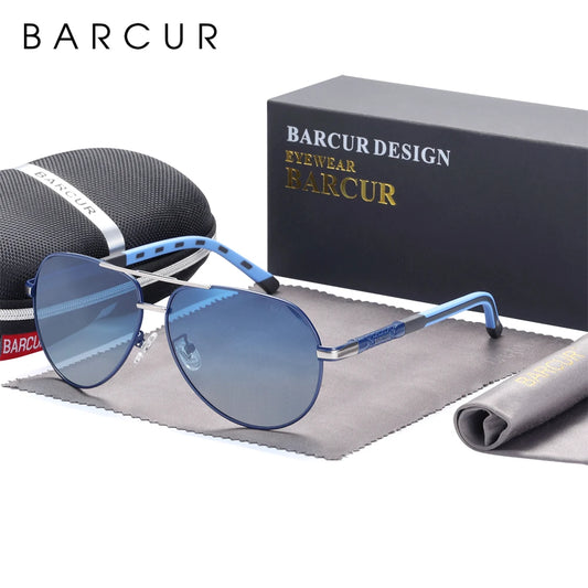 BARCUR Polarized Sunglasses for Men & Women – Gradient Lens Classic Eyewear