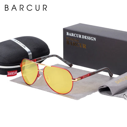 BARCUR Polarized Sunglasses for Men & Women – Gradient Lens Classic Eyewear