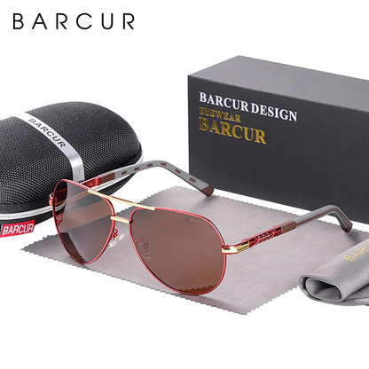 BARCUR Polarized Sunglasses for Men & Women – Gradient Lens Classic Eyewear