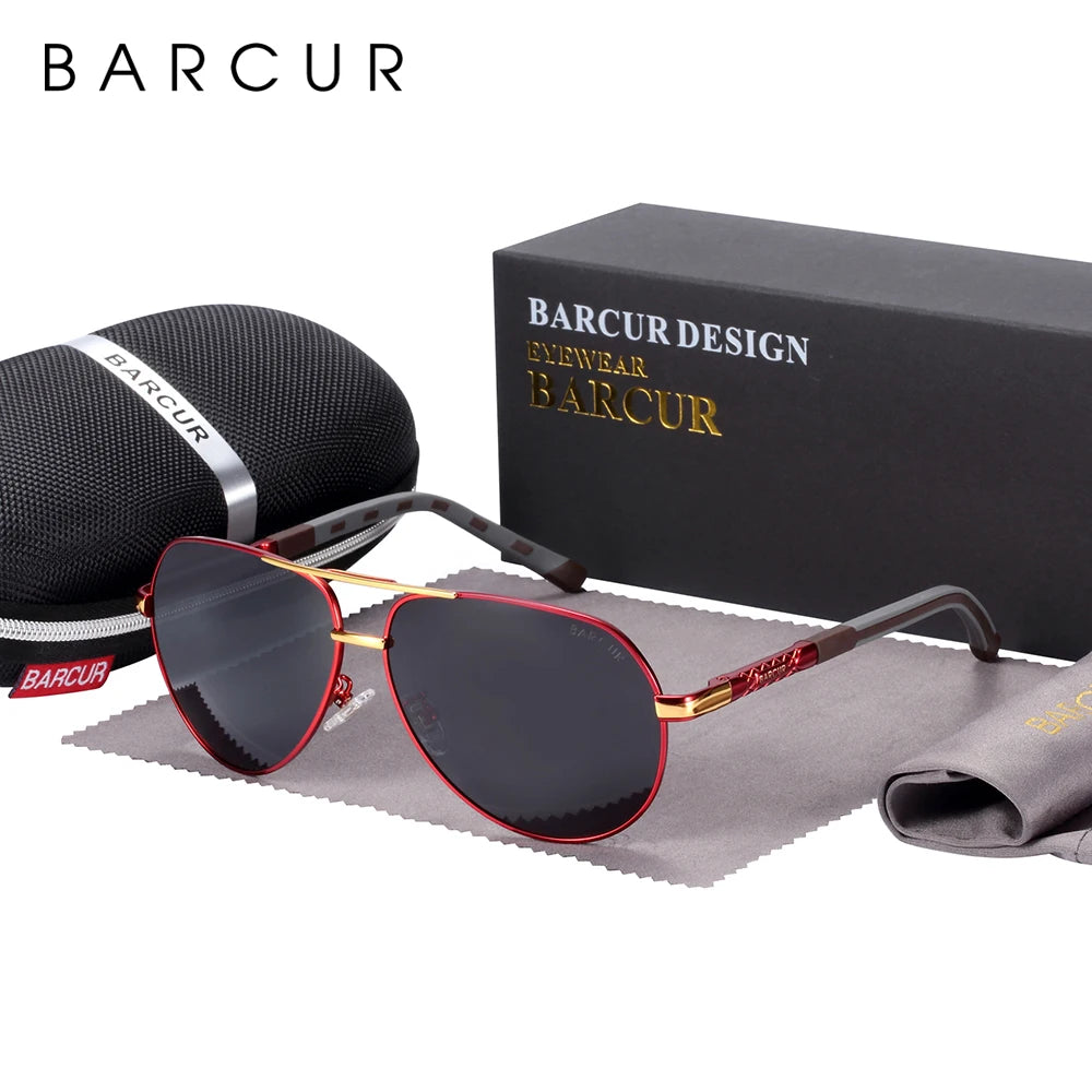 BARCUR Polarized Sunglasses for Men & Women – Gradient Lens Classic Eyewear