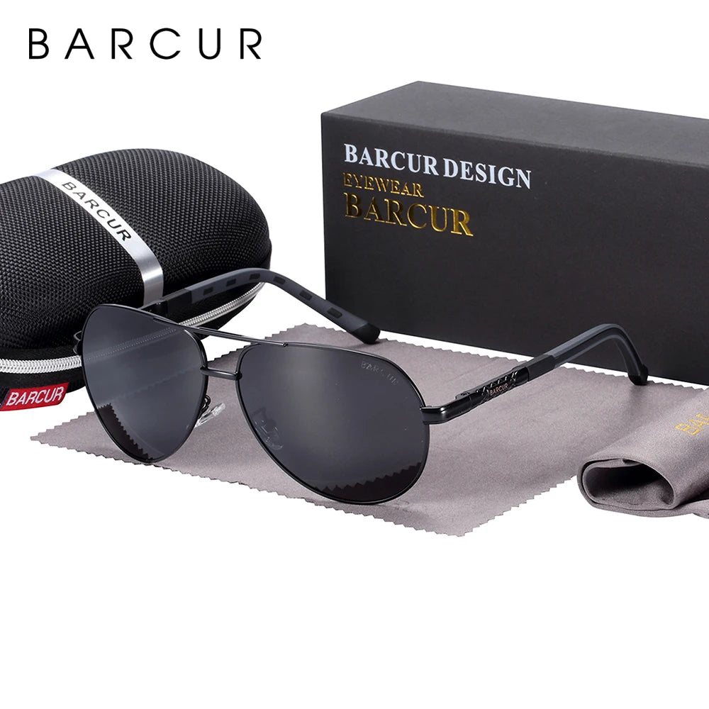 BARCUR Polarized Sunglasses for Men & Women – Gradient Lens Classic Eyewear