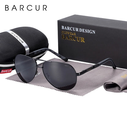 BARCUR Polarized Sunglasses for Men & Women – Gradient Lens Classic Eyewear